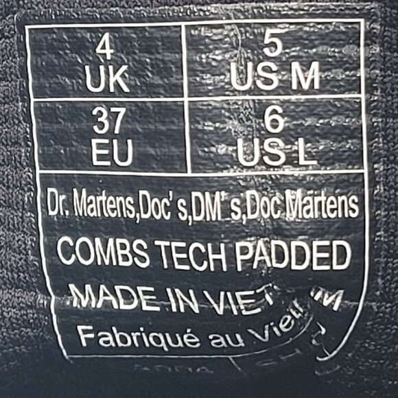 Dr. Martens Combs Tech Padded Unisex Winter Boots US Size Men's 5 Wo's 6 - Picture 11 of 11